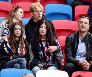 Zdjęcia kibiców i zawodników z derbów Górnego Śląska