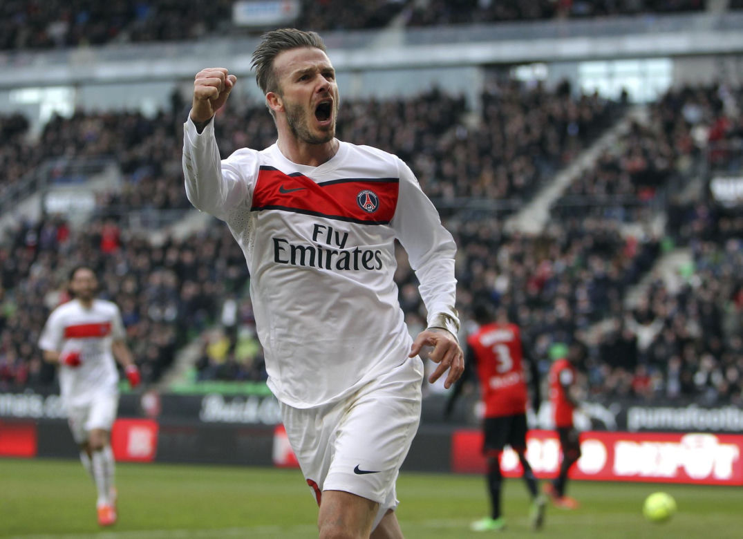 David Beckham pasowany na rycerza