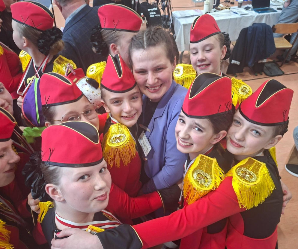 Mażoretki z gminy Ceków- Kolonia najlepsze w Polsce!