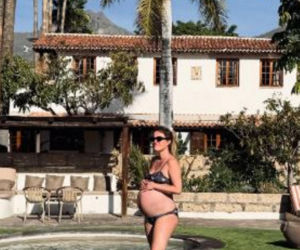 Olga Frycz z rodziną na wakacjach