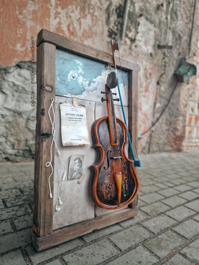 "Pędzlem, młotkiem, kwiatkiem" - bajkowe dzieła Kasi