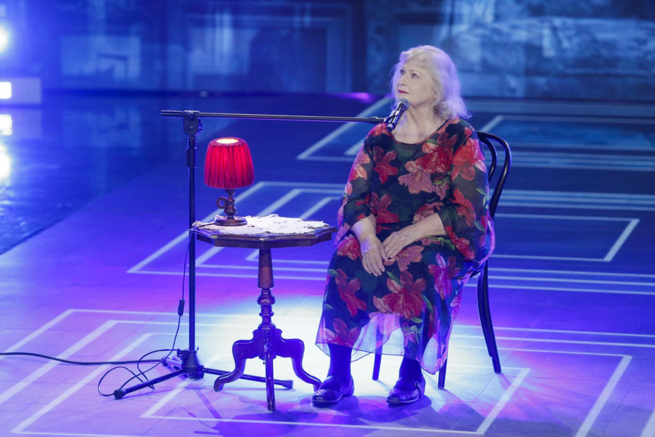 Stanisława Celińska z rodziną