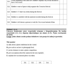 próbna matura z angieslkiego ARKUSZE