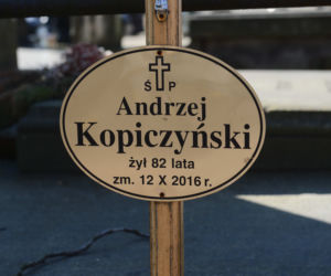 Tak wygląda grób Kopiczyńskiego