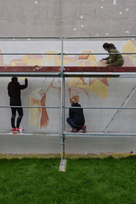 Nowy mural w Bytomiu