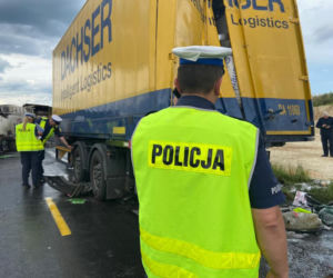 Wypadek na DK1 w Bogusławicach