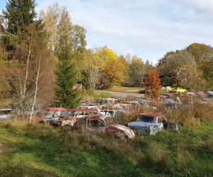 Skandynawskie cmentarzysko samochodów 