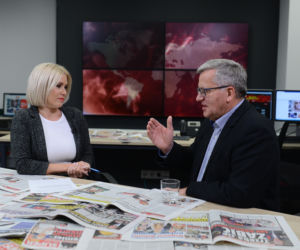 Prezydent Bronisław Komorowski gościem Expressu Biedrzyckiej