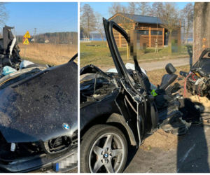 Tragiczny wypadek w Trzciance! Trzej młodzi mężczyżni zginęli na miejscu [ZDJĘCIA]