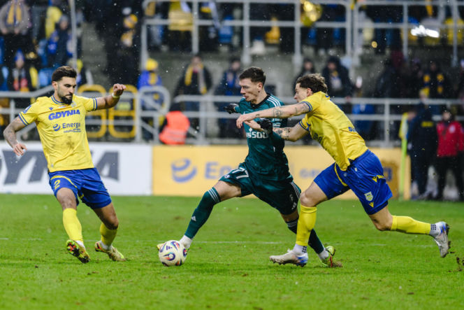 Arka Gdynia - Legia Warszawa: Zdjęcia z boiska