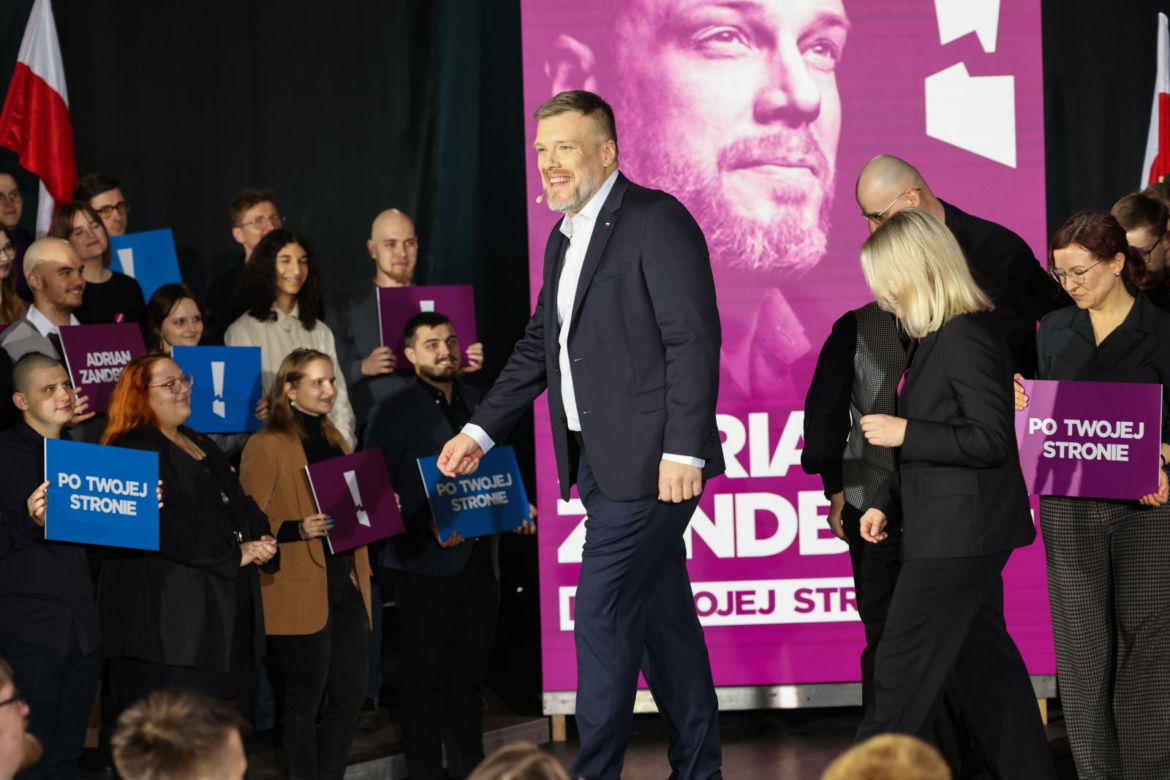 Adrian Zandberg nowym kandydatem na prezydenta RP