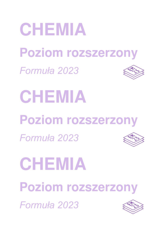 Matura próbna chemia - arkusz CKE rozszerzony