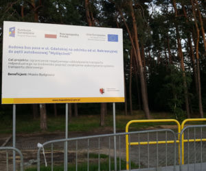 Budowa buspasów w Myślęcinku