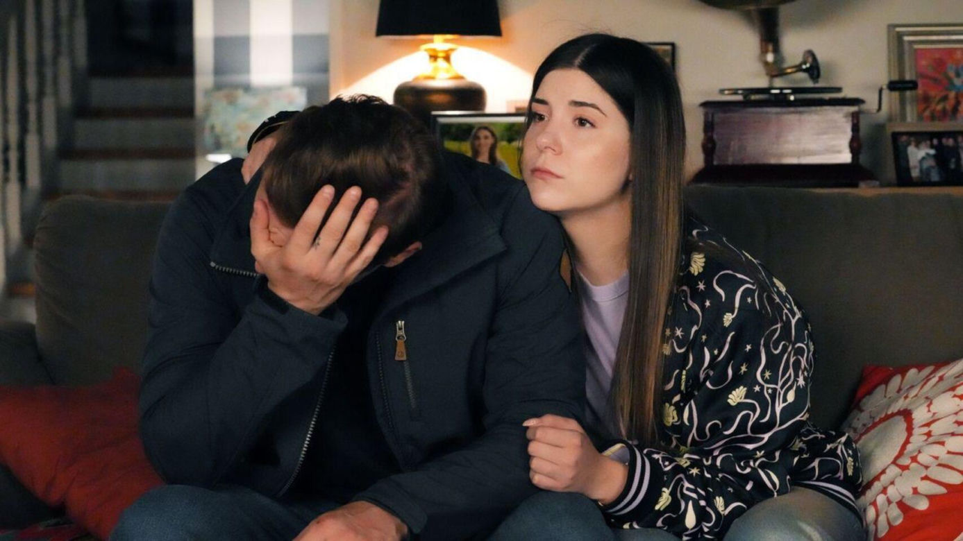	Barwy szczęścia odc. 3055. Agata (Natalia Zambrzycka), Hubert (Marek Molak)