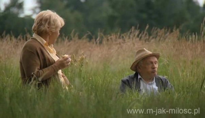 M jak MIŁOŚĆ. Lucjan Mostowiak (Witold Pyrkosz), Barbara (Teresa Lipowska)