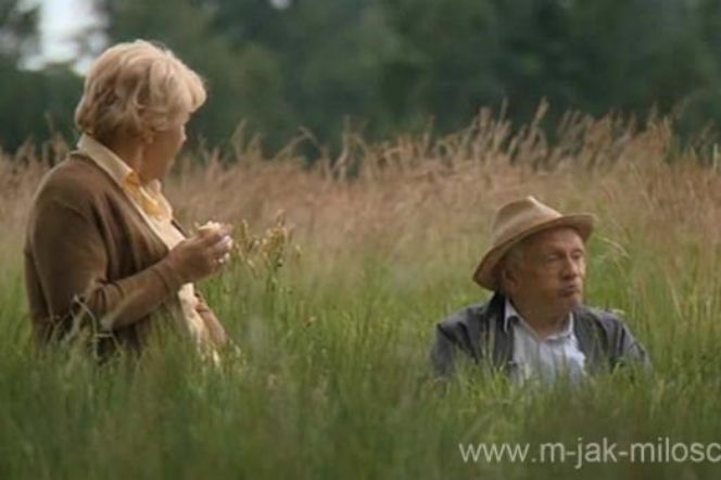 M jak MIŁOŚĆ. Lucjan Mostowiak (Witold Pyrkosz), Barbara (Teresa Lipowska)