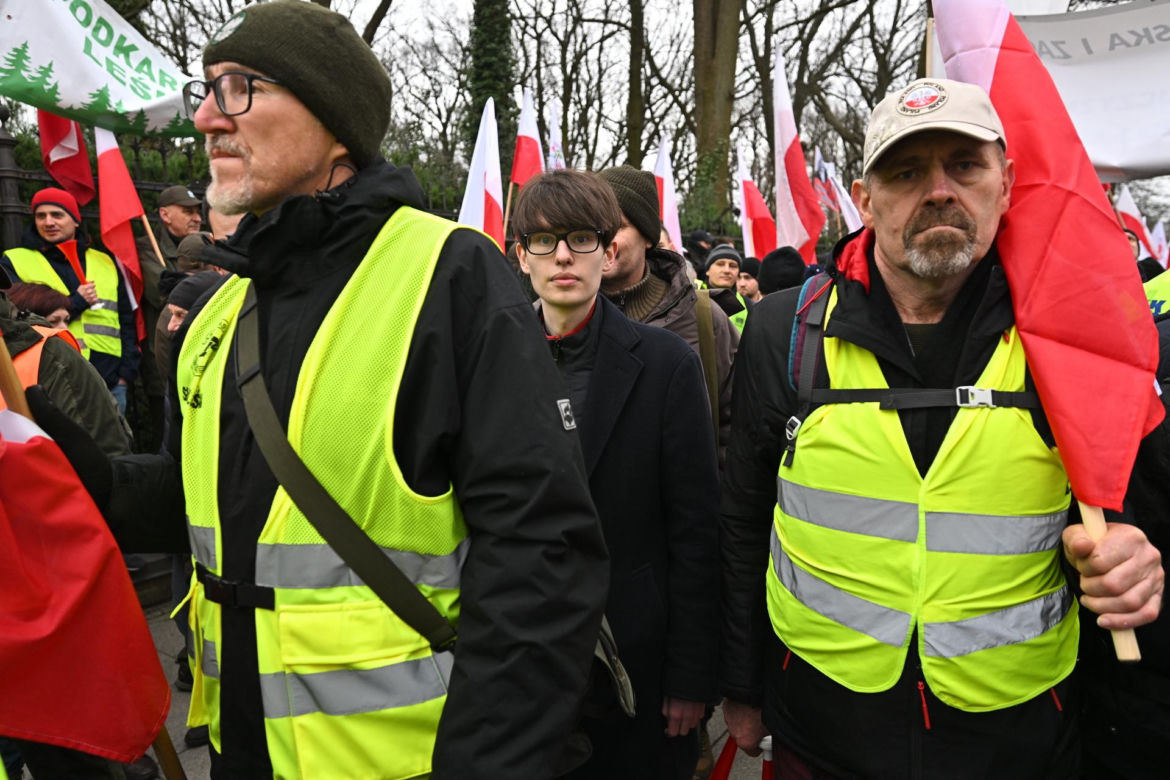 Strajk generalny rolników w Warszawie