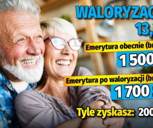 Emerycie, sprawdź ile zyskasz na waloryzacji! 