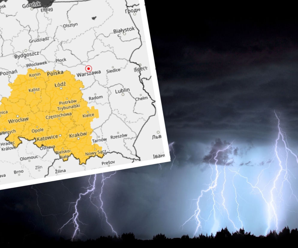Nadciągają GROŹNE BURZE z gradem! IMGW wydał ostrzeżenia [LISTA WOJEWÓDZTW]