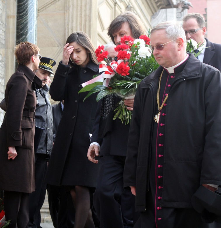 Marta Kaczyńska i Marcin Dubieniecki na Wawelu