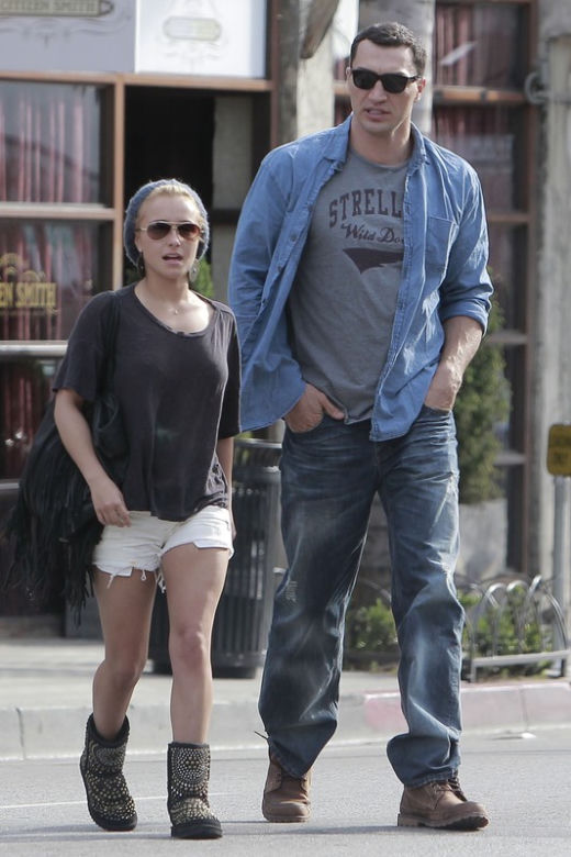 Władymir Kliczko i Hayden Panettiere
