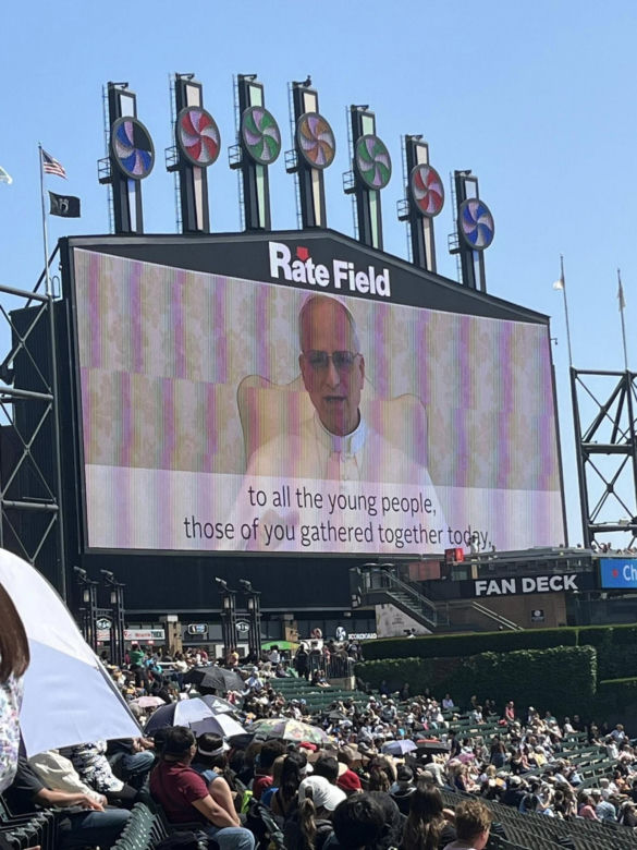 Polonia z Chicago modliła się za Leona XIV na stadionie