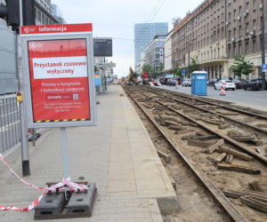 Remont torów na Jerozolimskich