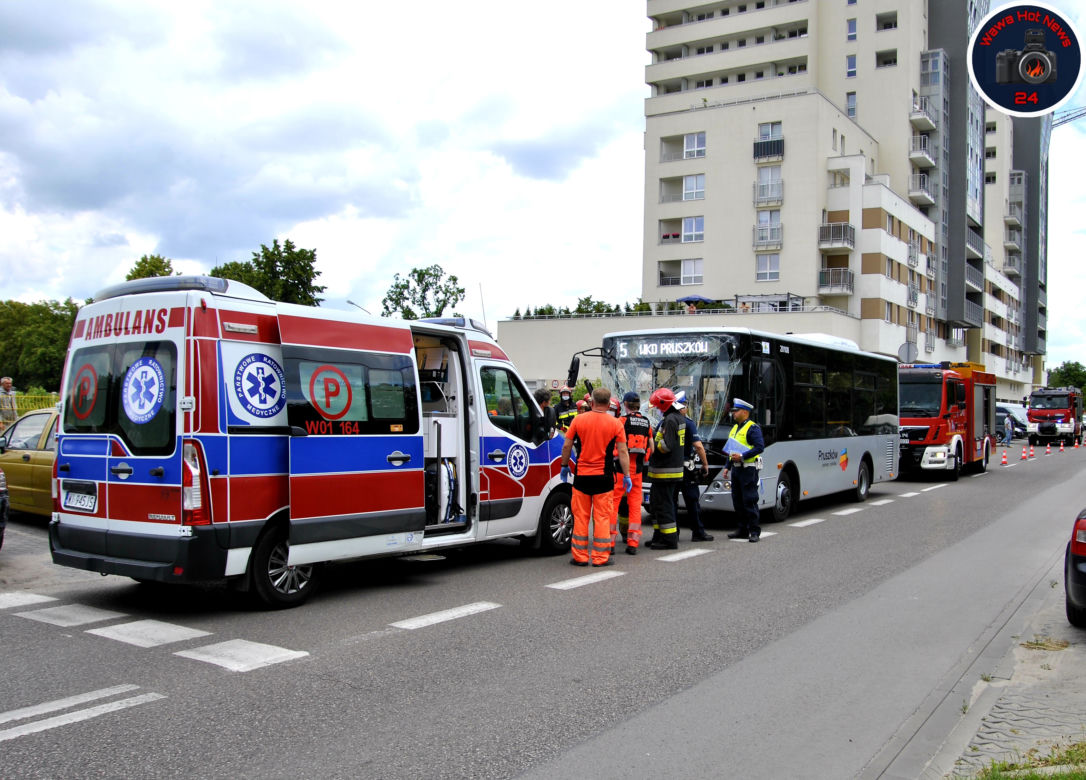 Kolejny wypadek miejskiego autobusu!