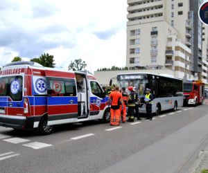 Kolejny wypadek miejskiego autobusu!