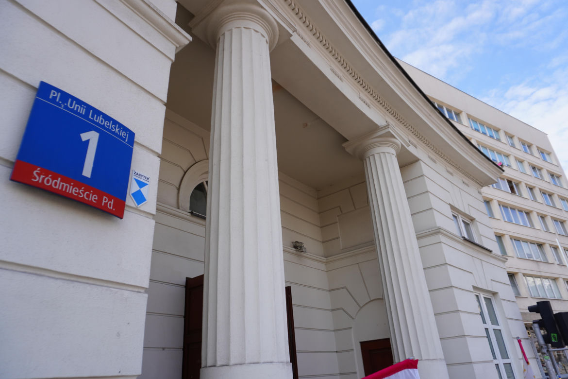 Budynki Rogatek Mokotowskich na pograniczu Mokotowa i Śródmieścia w Warszawie