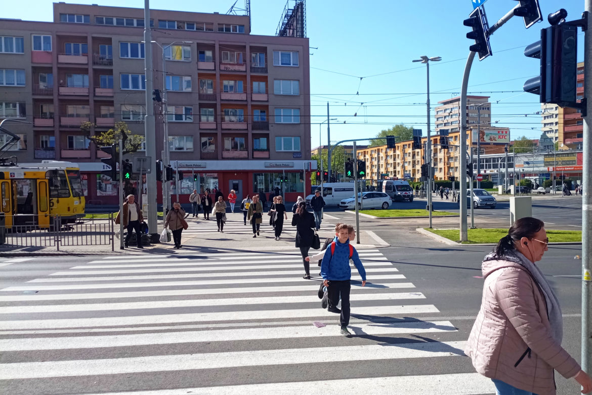 Gehenna pieszych w centrum Szczecina