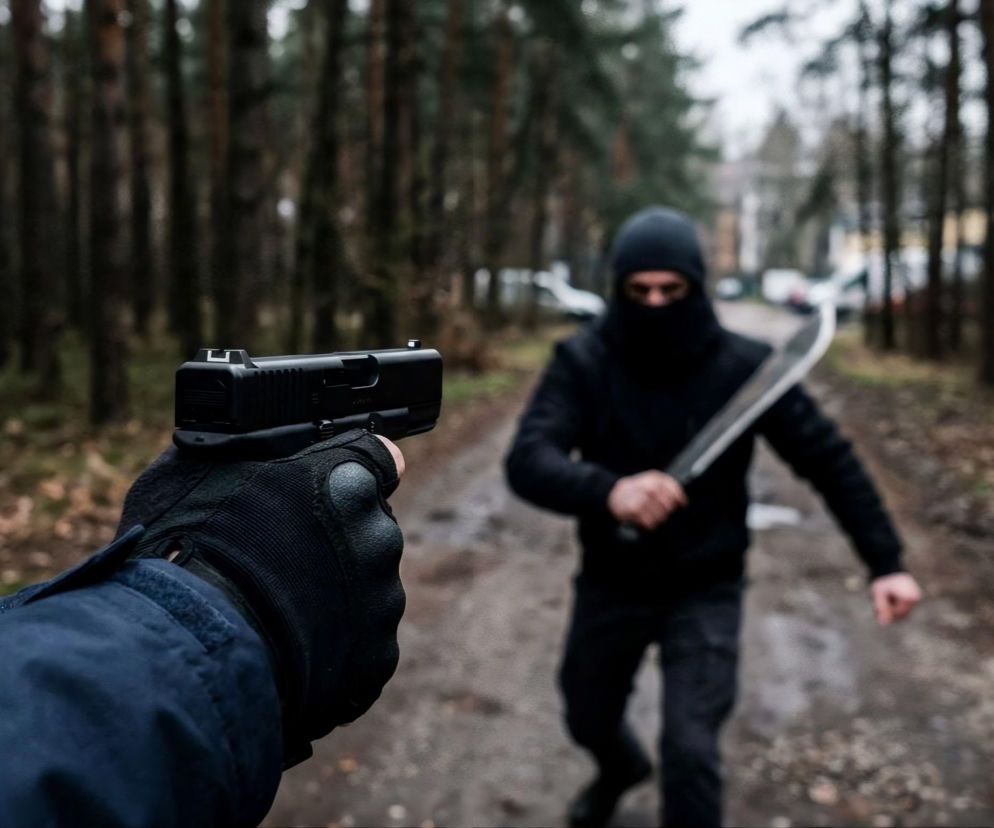 obrona konieczna, agresor, napastnik