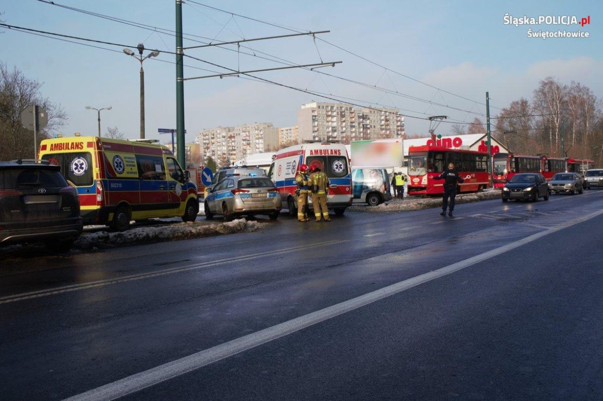 Wypadek w Świętochłowicach 