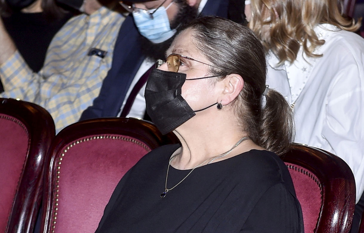 Krystyna Pawłowicz na premierze filmu