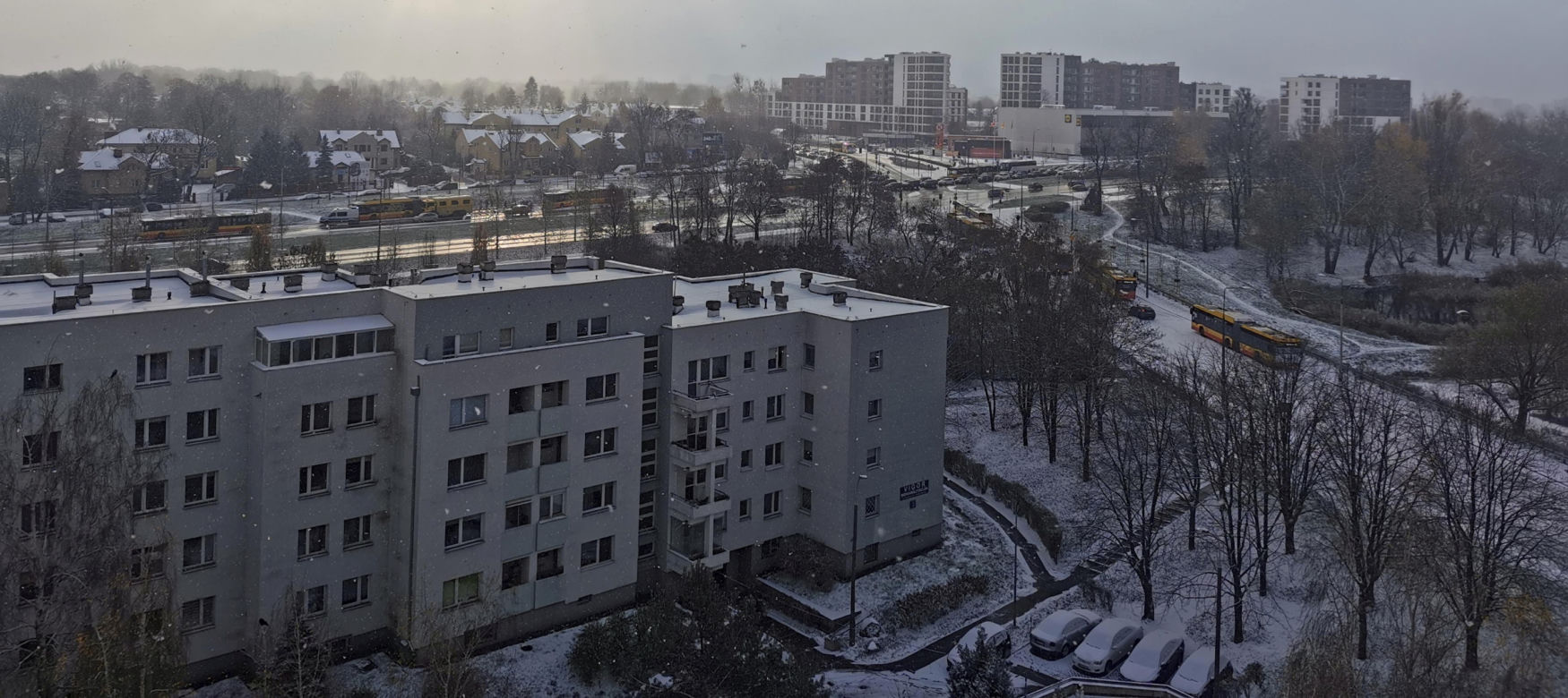 Chaos w Warszawie na ulicach