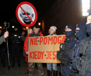 Jarosław Kaczyński na Wawelu