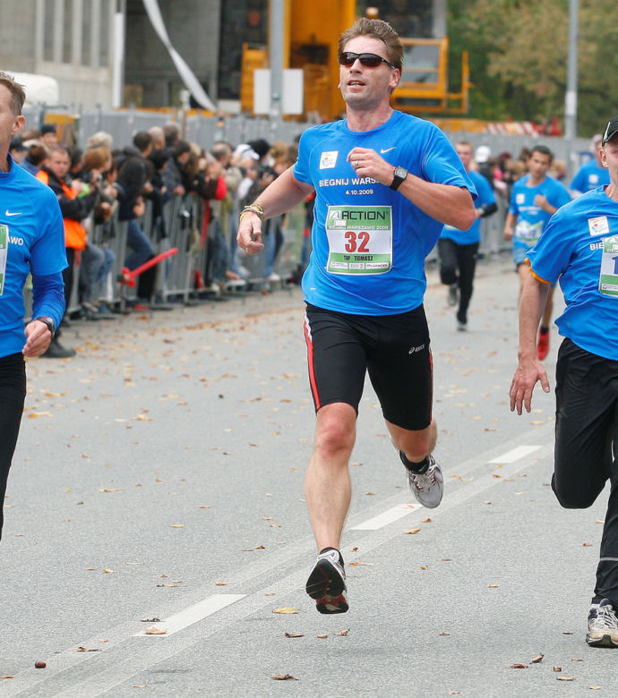 Po maratonie trafił do szpitala