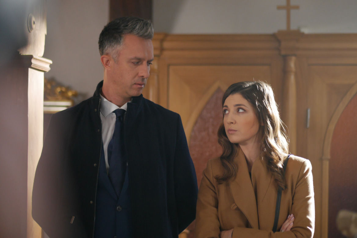 Pierwsza miłość. Artur (Łukasz Płoszajski), Kinga (Aleksandra Zienkiewicz)