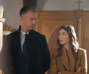 Pierwsza miłość. Artur (Łukasz Płoszajski), Kinga (Aleksandra Zienkiewicz)
