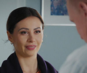 M jak miłość odc. 1921. Joanna (Dominika Sakowicz), Artur Rogowski (Robert Moskwa)