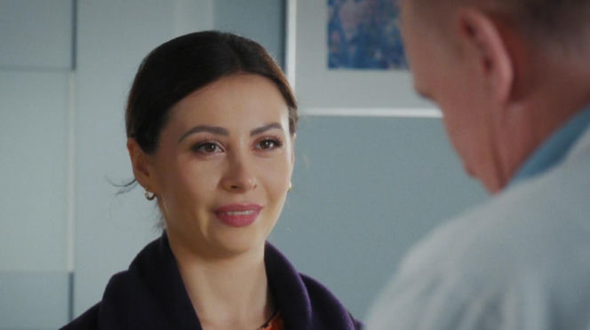 M jak miłość odc. 1921. Joanna (Dominika Sakowicz), Artur Rogowski (Robert Moskwa)