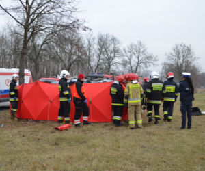 Śmiertelny wypadek na dk 74. Nie żyje kobieta