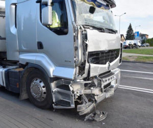 Wypadek na ulicy Nowodąbrowskiej w Tarnowie
