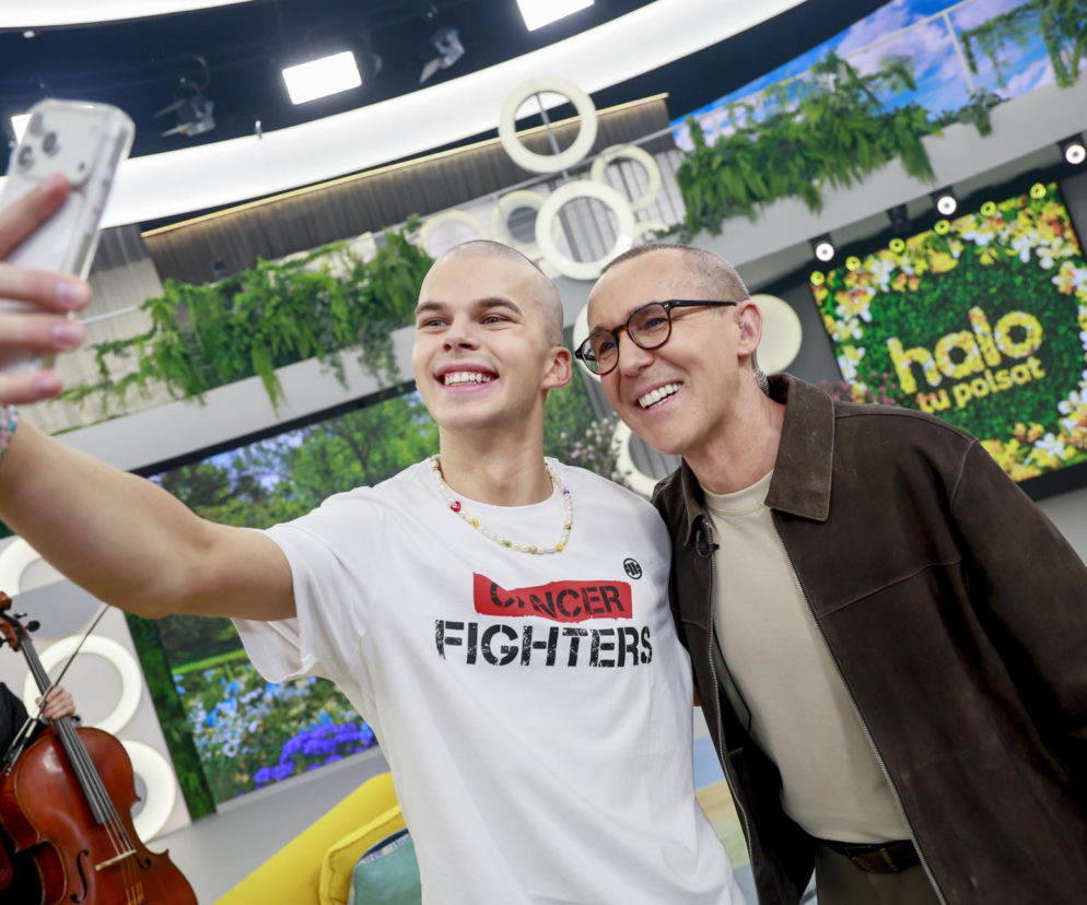 Kurzajewski ogolił się na łyso w Halo tu Polsat