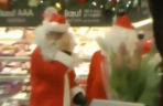 Święty Mikołaj i elfy okradły supermarket! Szokujące wideo