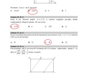 Matura 2020 ARKUSZE CKE z matematyki - poziom podstawowy! [ODPOWIEDZI]