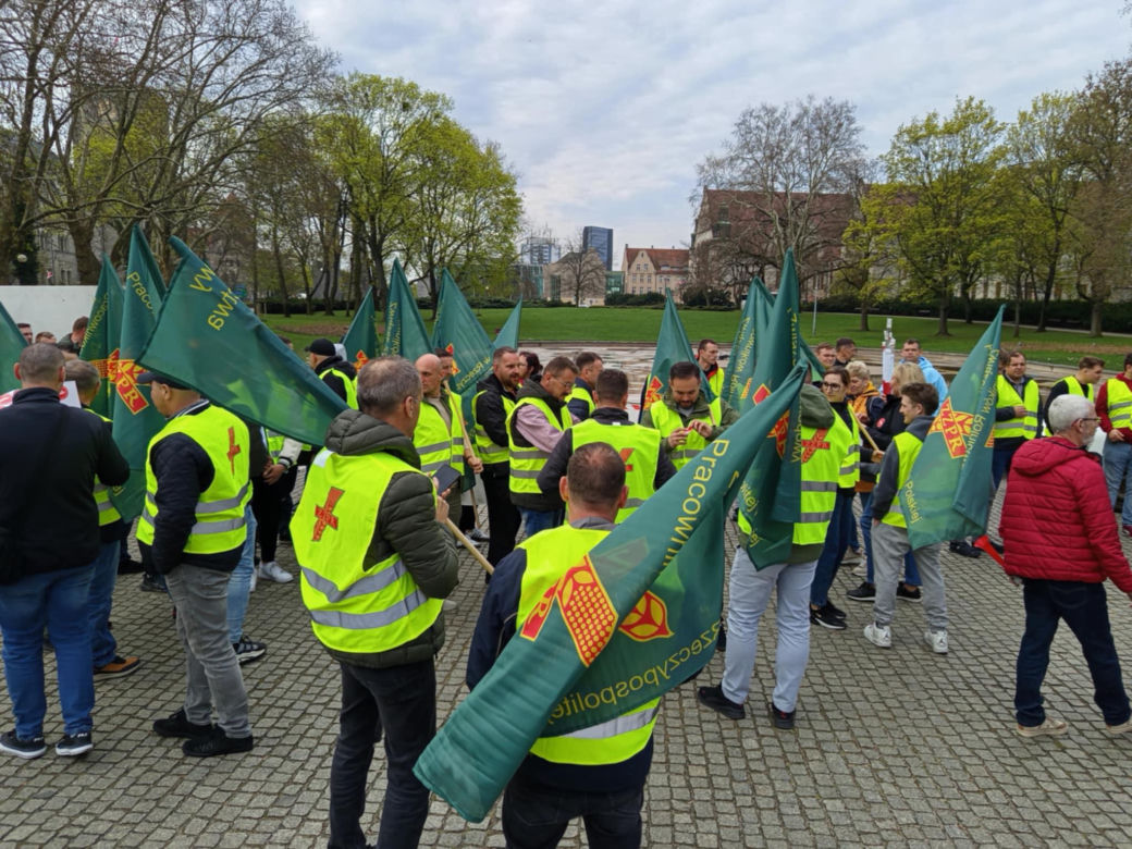 Protest rolników w Poznaniu. 14.04