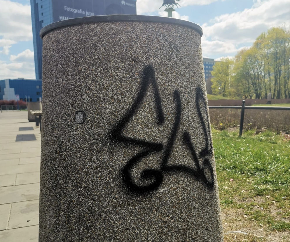 Śmietnikowe graffiti szpeci stolicę