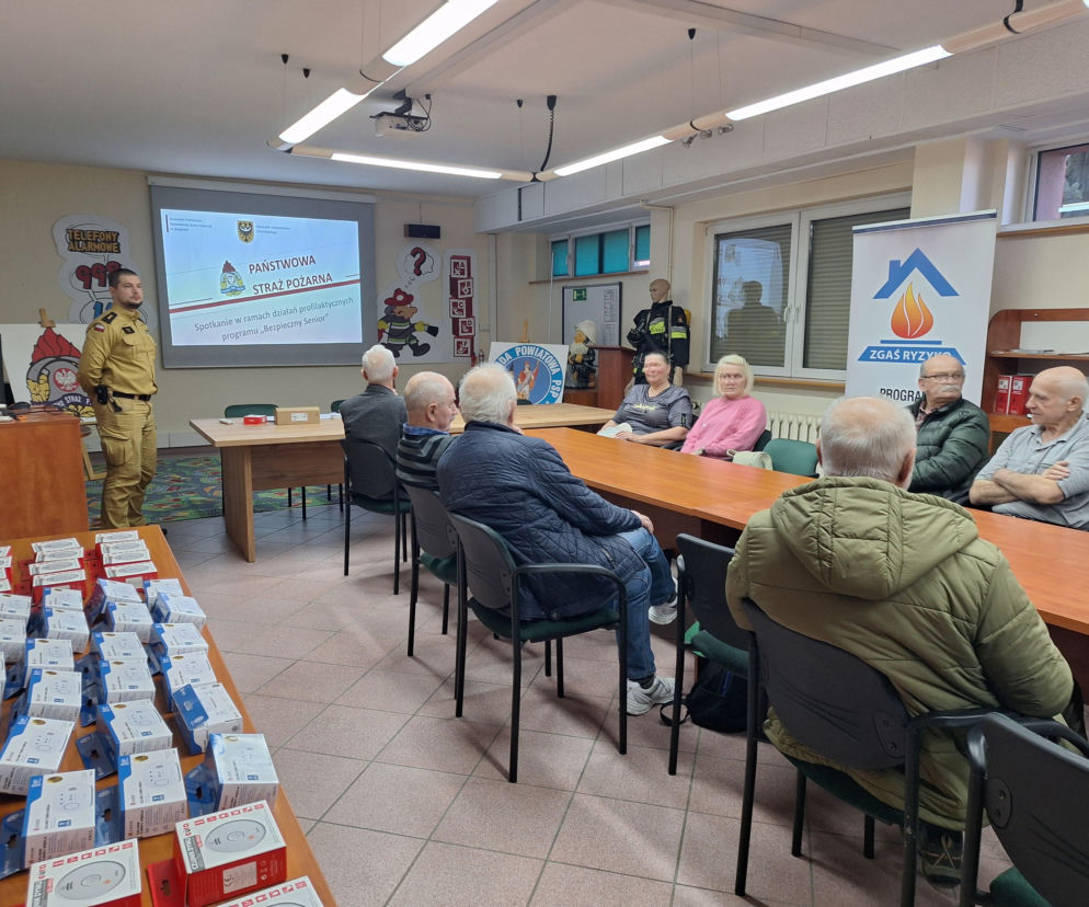 Spotkanie w ramach akcji Bezpieczny Senior