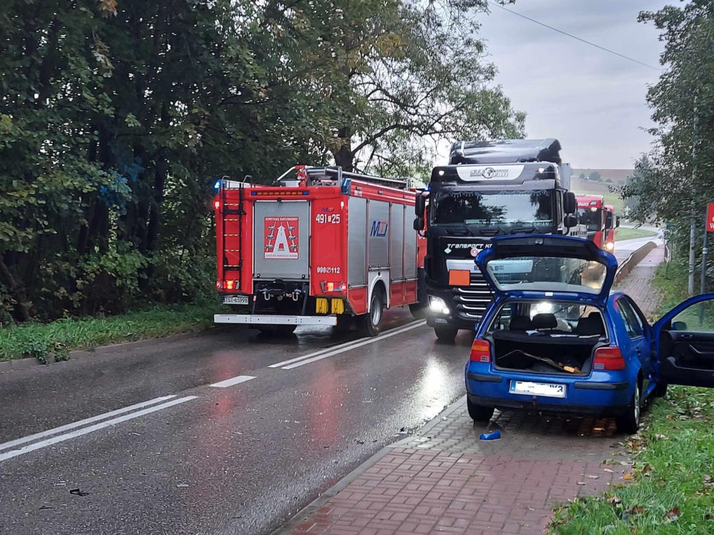 Kolizja w Pawłowie